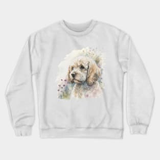 Cockapoo -- Original Watercolour Art Crewneck Sweatshirt